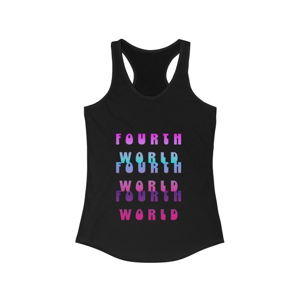 "FOURTHWORLD" DJ AMX Merch-Tank - Image 3